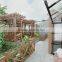 Gardern furniture pergolas outdoor wood wpc pergola/Aluminum alloy material