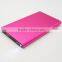 4300mAh super slim metal mobile phone power bank charger with LED Lamp