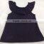 Beautiful baby sleeveless top ruffle girls t shirt children blank shirt ruffle