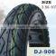 New pattern motorcycle tire with butyl or natural rubber tube