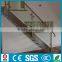 modular steel toughed glass railings design for stairs prices