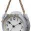Classic rope home metal mounted clock decorative wall clock