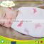 MS-03 100% Cotton Muslin Swaddle Bamboo Baby Blanket Organic Oem Easy Swaddle