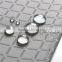 Polyester fabric grey waterproof window shower curtain
