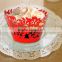 flower handmade heavy weight paper cupcake wrappers