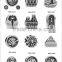 Ready Stock 12 Styles Tourism Landmark Souvenir Stainless Steel European Charm Beads For DIY Fashion Jewelry Findings SEB-LG472