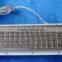 Compact Format IP65 Stainless Steel Keyboard with Trackball