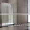Straight tempered glass pannel corner shower door