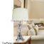 Hotel bed side crystal table lamp