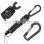 Outdoor Survival Military Paracord Keychain Fashion Weave Paracord Keychain With Compass