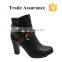 chunky heel boots women ankle boots in China