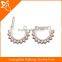 Indian Hoop Nose Rings Nipple Lip Septum Earrings Tribal Nose Ring with Zircon