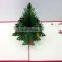 Christmas Tree and New Year 3d Greeting Card