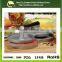 Nonstick cast aluminum with a comfortable wood handle burger press