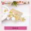 High qulity fashion alloy butterfly hair claw,hair claw clips with flower printing,peacock hair claws