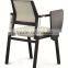 Leather cover training chair with writing pad for school