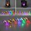 Flashing Blinking Stainless Steel Earrings Stud Dance Party Accessories 1 Pair Light Up LED earrings Stud