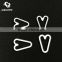 heart shape slider bra hook metal swimwear hooks special size S-815D