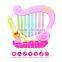 Cartoon electronic organ toys touching mini harp toy