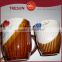Low price brown zebra mug stoneware handpainted coffee mug