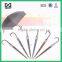 Promotional auto open straight non water drip case wooden umbrella