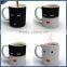 Factory custom magic color changing ceramic heat sensitive mug