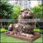 The bronze lion animal sculpture Wrought brass outdoor urban landscape sculpture