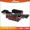 OEM Pvc Empty Sunrise Cosmetic Case with Stand Makeup Case