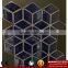 IMARK Gray Color Hexagon Ceramic Mosaic Tile/ Art Wall Mosaic Tile For Modern Kitchen/Bathroom Design