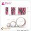 DIY colour graph plastic core nylon hair rollers