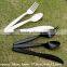 Black Color Medium Weight Plastic PP cutlery Kit