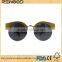 New 2016 anti blue light wood round optical glasses
