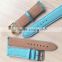 22mm Quick Release Canvas Leather Cuff Watch Band