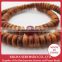 Bracelet beads made of over 1000 years old Yakushima cedar, red agate, Buddhist 108 mala bracelet, wrap mala Buddhist bracelet