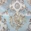 High quality fabric with high density satin 3D embossed jacquard fabrics with wide width