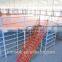 Industrial Attic Rack For Warehouse Storages Blue Cold Steel Heavy Duty Floor Rack