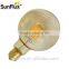 E27 base G95 G125 Gold Led Bulb Decoration 2100K