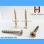 Carbon steel zinc plated CSK head chipboard wood screw