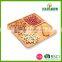 Best selling bamboo food storage tray 3 compartment food tray