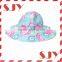 Baby girl summer floral print bucket hat