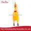 plastic Yellow Screaming Rubber Chicken toy