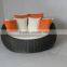 ESR-7077 Aluminum Frame Rattan Sunbed Without Canopy