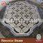 Flower marble mosaic tile,water jet mosaic tile