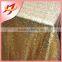 Gold champagne sequin table cloth for wedding/ivory sequin tablecloths