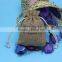 Fancy drawstring burlap bag for halloween gift
