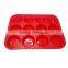 12 cup round custom silicone oven cake tray