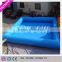 Blue color inflatable square swimming pool, adult inflatable swimming pool