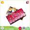 High quality rectangle custom carving rose soap flower gift packaging box with ribbon lid