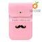wrist-let metal shoulder bag curve cut cell phone bag with strap small clutch