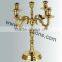 new crystal votive candelabra for sale | gold plated candelabra | rounded base candelabra